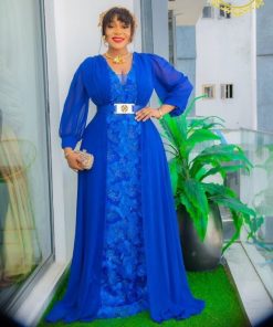 Beautiful Blue long party dress