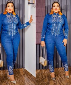 Elegant Two piece denim set