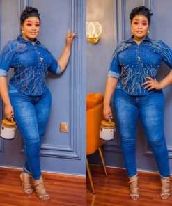 Denim 2 piece wear