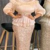 Crinlke Glitter party dress
